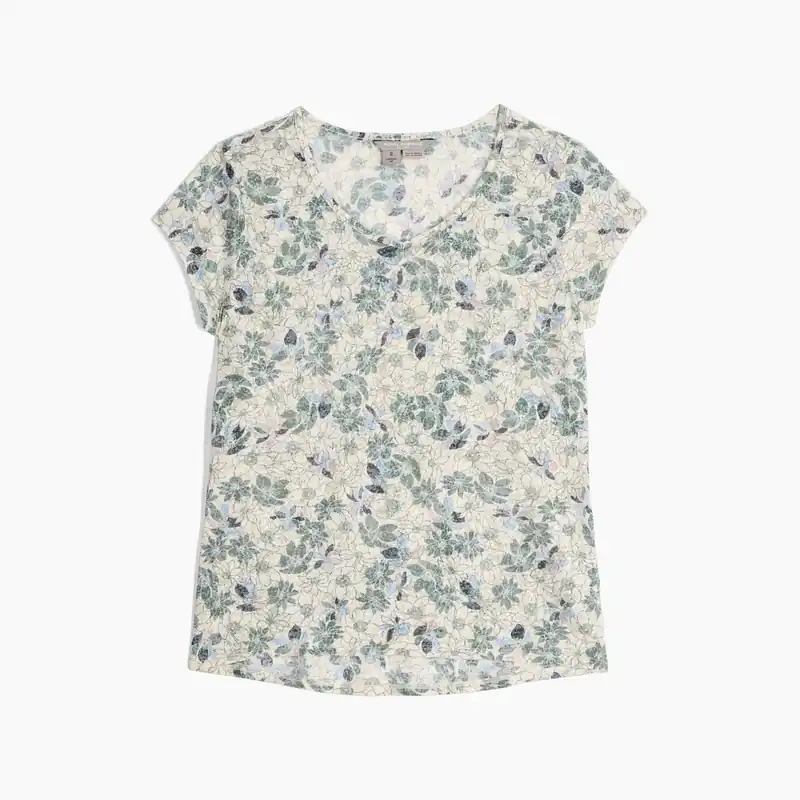 Royal Robbins Featherweight Tee W Chalk Marigold Pattern Nur Heute