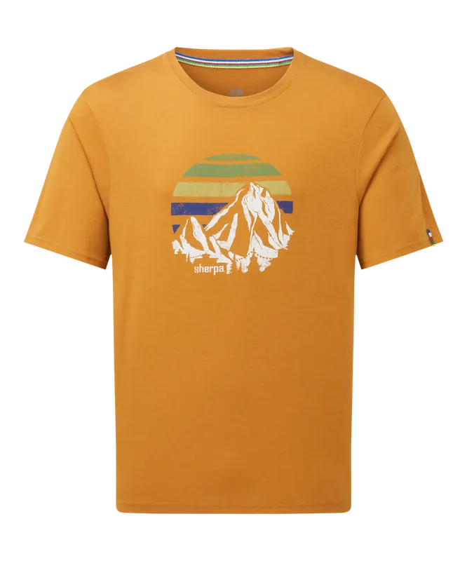 Sherpa Adventure Gear Bali Retro Sunset Tee Masala Neuheit