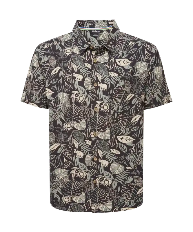 Sherpa Adventure Gear Balun SS Shirt Black Tropical Online Kaufen
