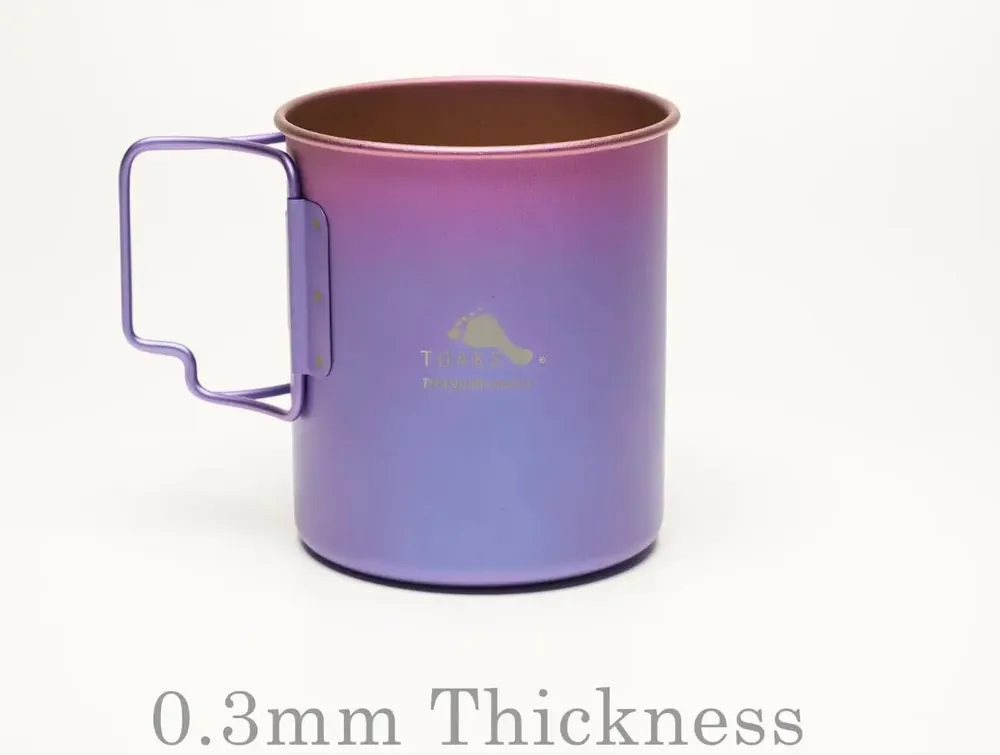 Toaks Titanium 450ml Cup Ultralight Rainbow Nur Heute