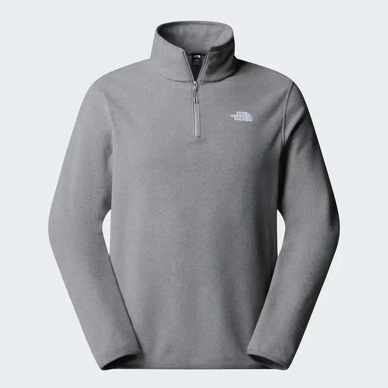 Neue Kollektion The North Face Glacier Flc 1/4 Zip Jacket-TNF Mid Grey