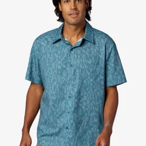Marmot AirExchange Novelty Short Sleeve Shirt Seafloor Fiesta Begrenztes Angebot