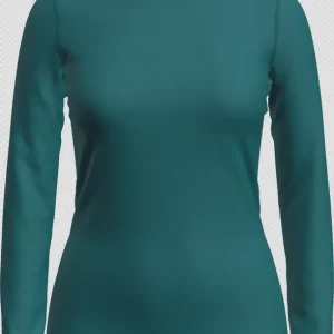 Billig Icebreaker 200 Oasis Long Sleeve Woman Tidal Teal