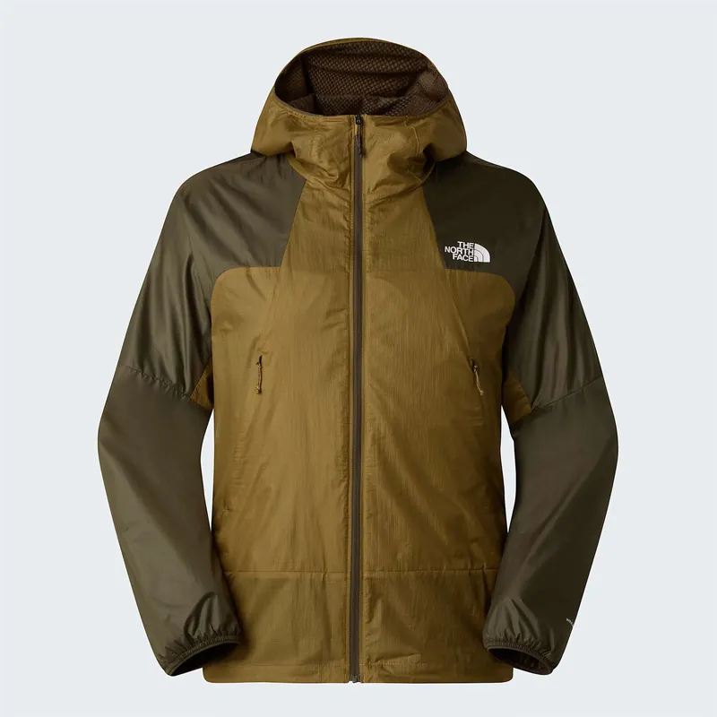 Highlight The North Face Ridgelite FF Wind Jacket-Cedar/New Green