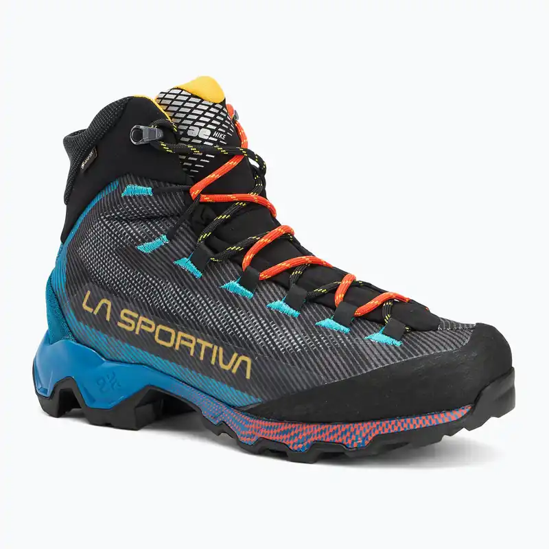 Solange Der Vorrat Reicht La Sportiva Aequilibrium Hike GTX Carbon/ Tropic Blue