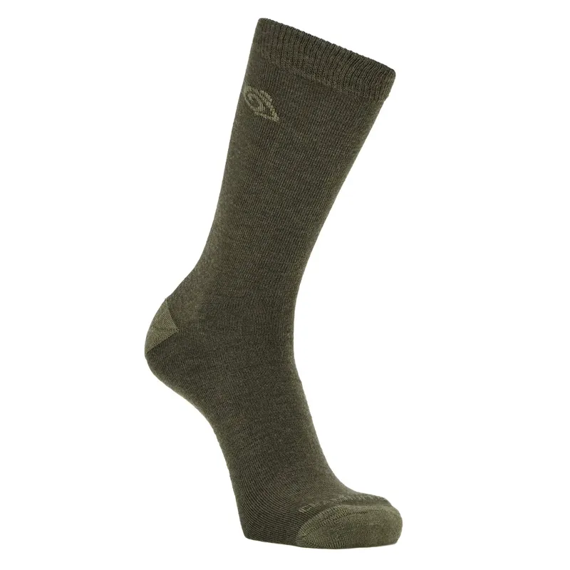 Craghoppers NosiLife Travel TP Socks Grey Marl/Green Kracherpreis