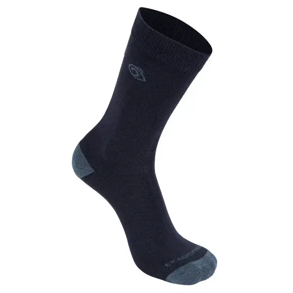 Craghoppers NosiLife Travel TP Socks Navy/Stone Neu
