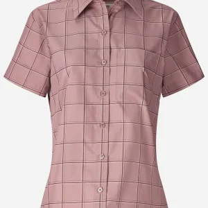 Sichere Zahlung Marmot Arex UPF 40 Novelty Short Sleeve Shirt W Light Mauve Off The Grid Plaid