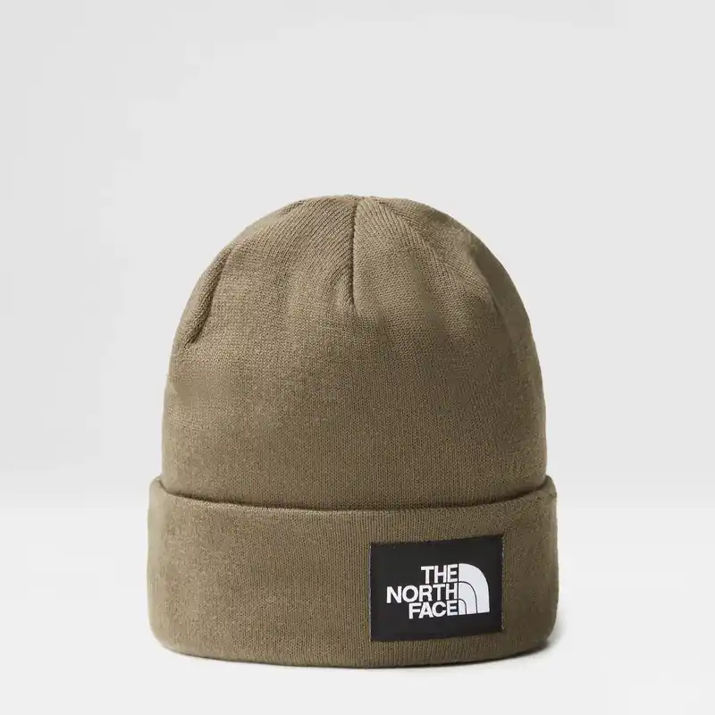 The North Face Dock Worker Beanie Taupe Green Expressversand