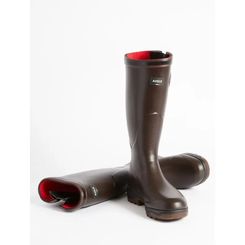 Aigle Unisex Gummistiefel Parcours 2 Iso Braun Kracherpreis
