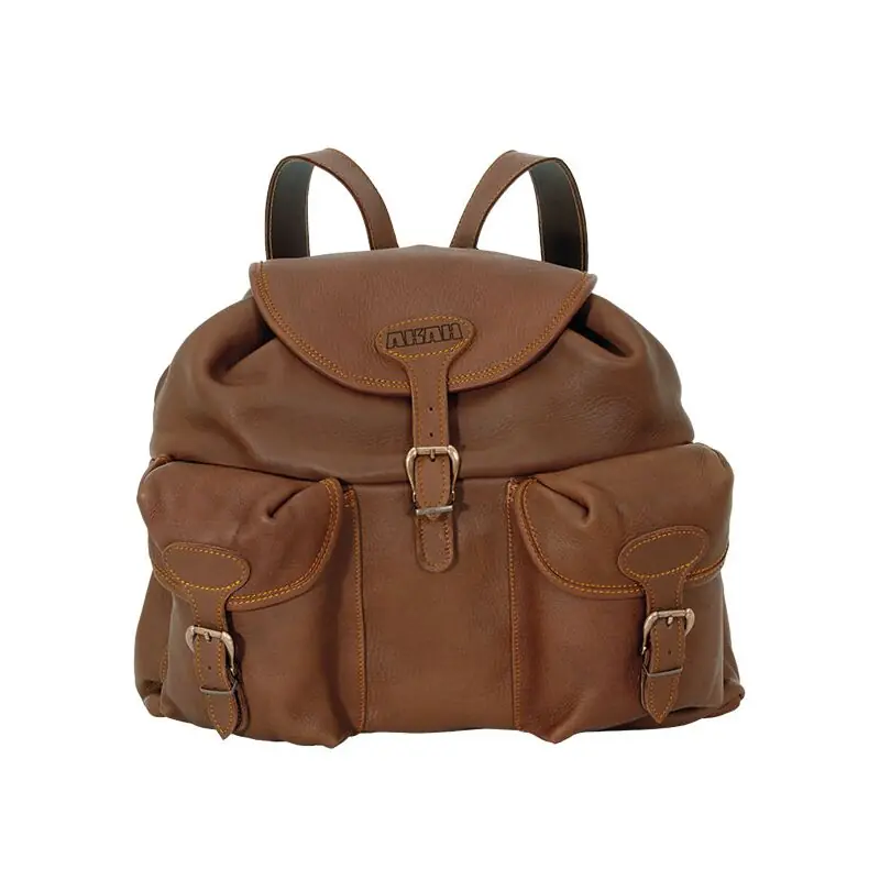 AKAH Elchleder-Rucksack 42x52cm Echt
