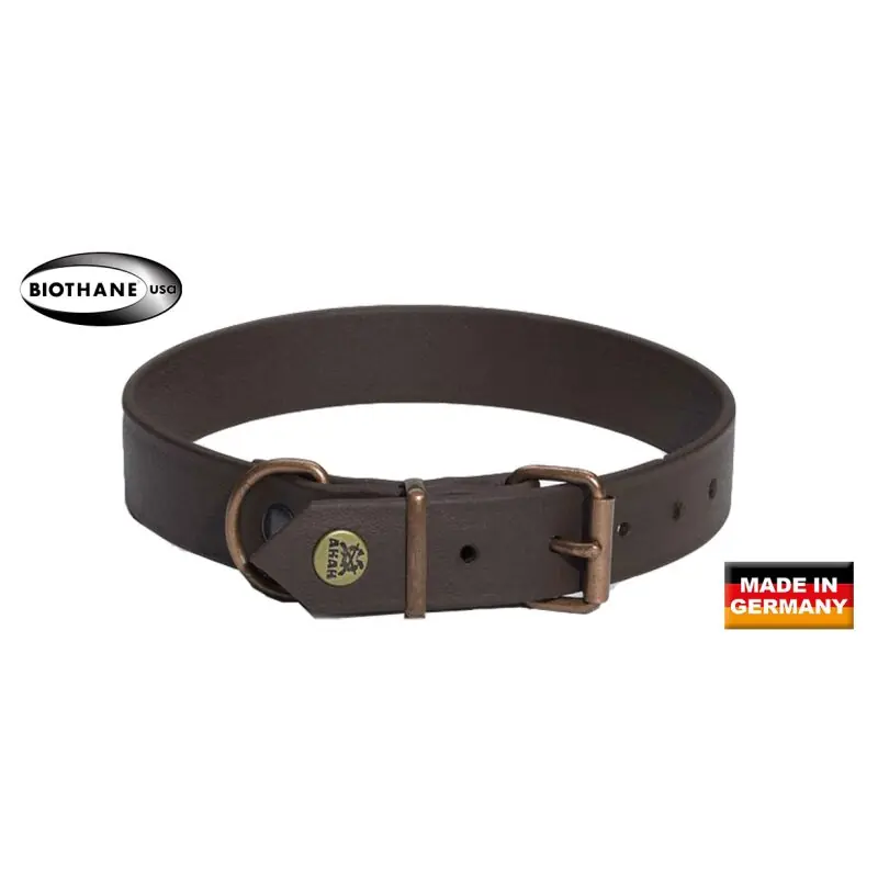 Top-Angebot AKAH Biothane Halsband braun