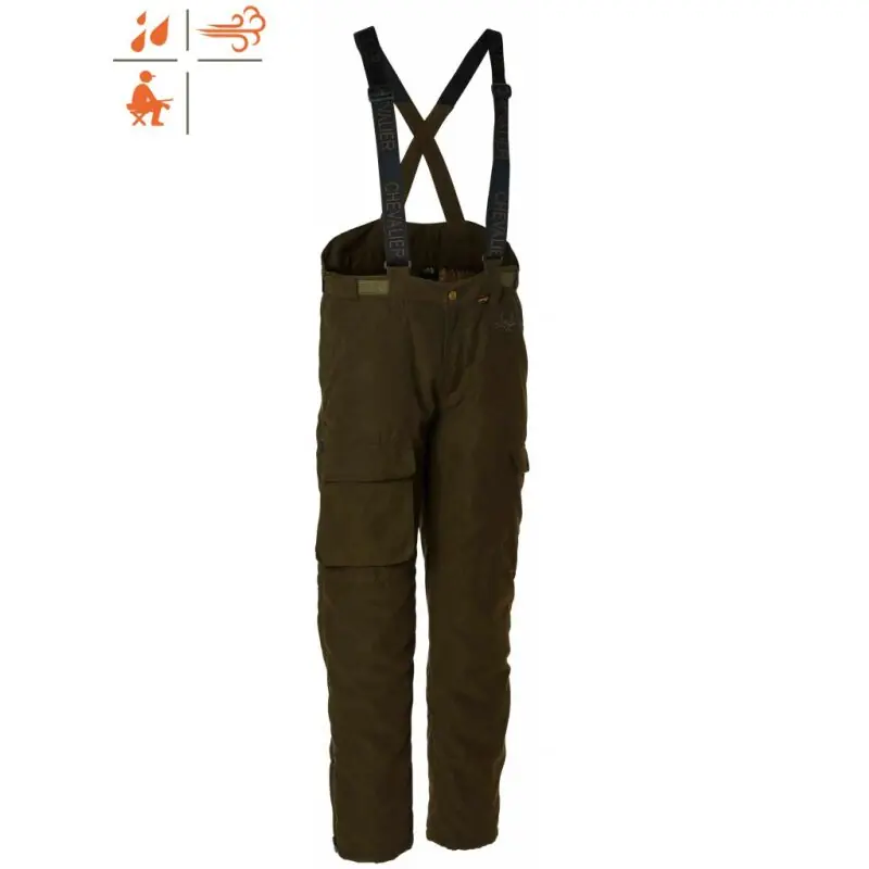 Abverkauf Chevalier Herren Latzhose Xwarm Primaloft Grün