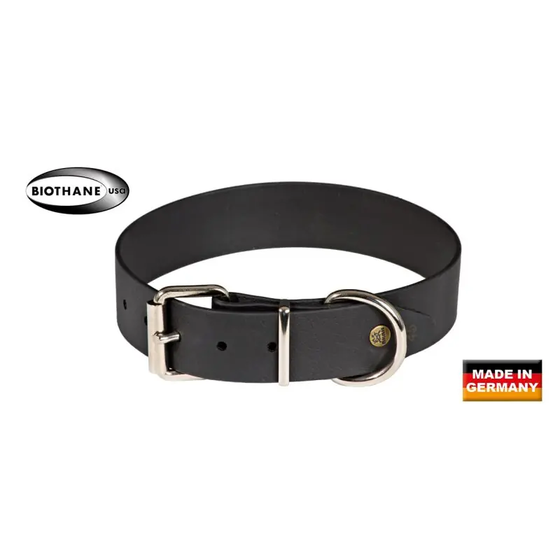 Sichere Zahlung AKAH Bio-Thane Halsband schwarz