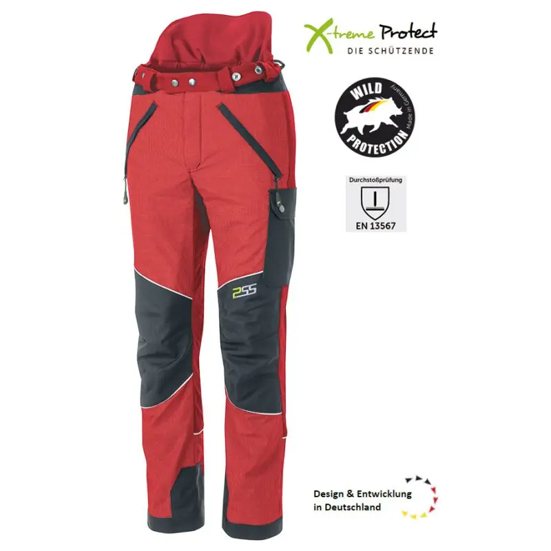 PSS X-treme Protect Sauenschutzhose Rot Aktuell