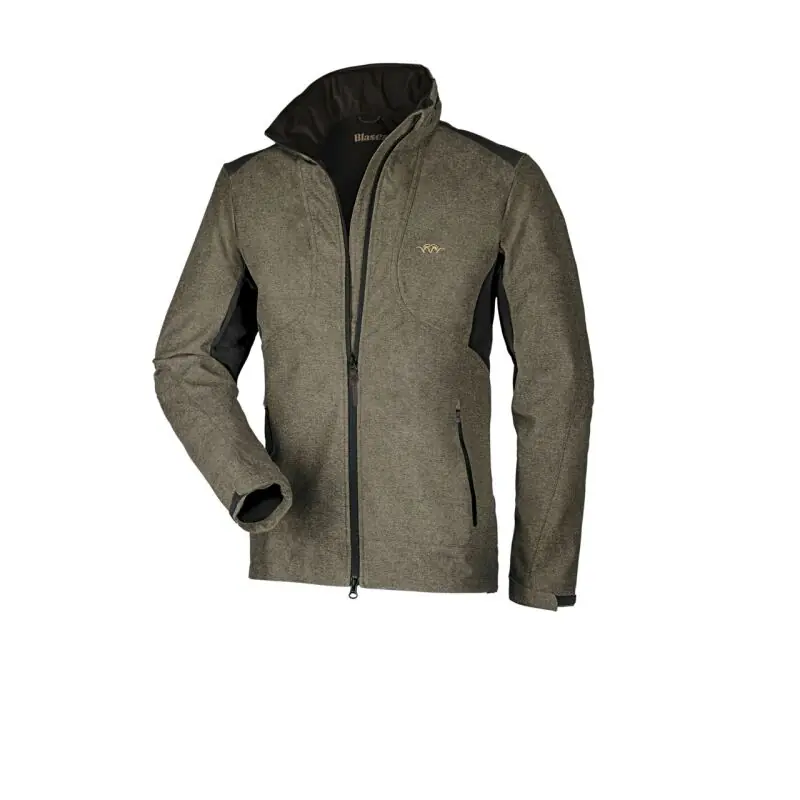 Neuheit ALT Blaser VINTAGE Softshell Jacke Herren olive mélange/schwarz