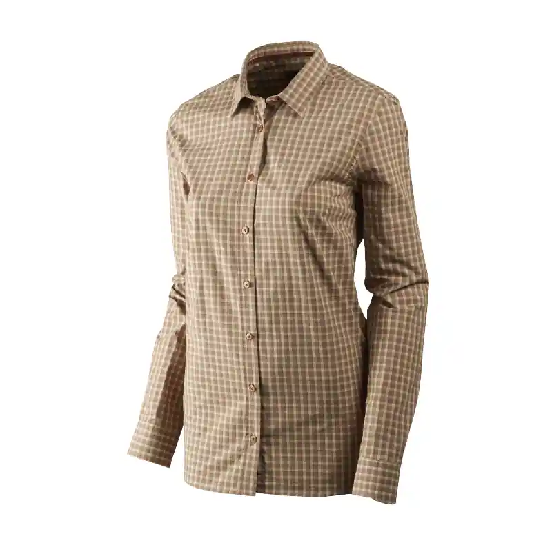 Garantierte Lieferung Härkila Selja Lady L/S Bluse Moonlight rose check