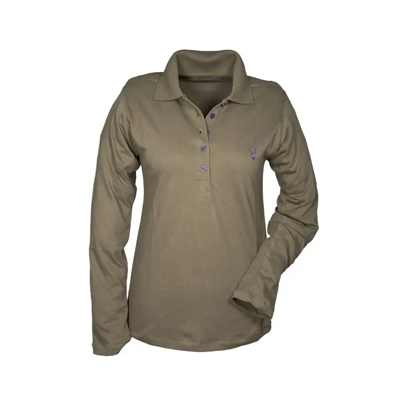 Hubertus Damen Polo-Shirt flieder Preiswert