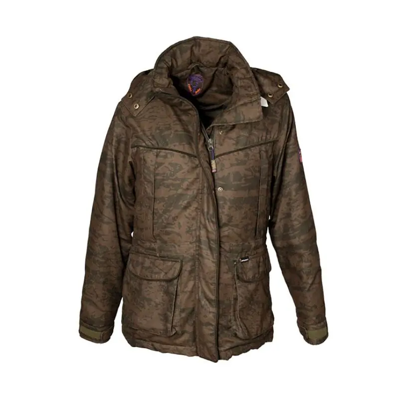 Nur Heute Hubertus Camo-Jacke Damen oliv/braun
