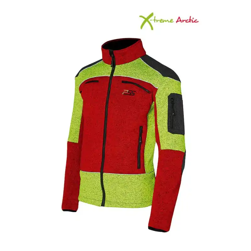 PSS X-Treme Arctic Faserstrickjacke rot/gelb Top-Angebot
