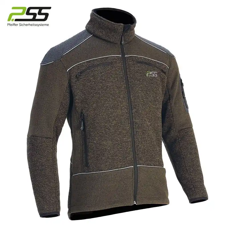 Schneller Versand PSS X-Treme Arctic Faserstrickjacke schwarz/grün