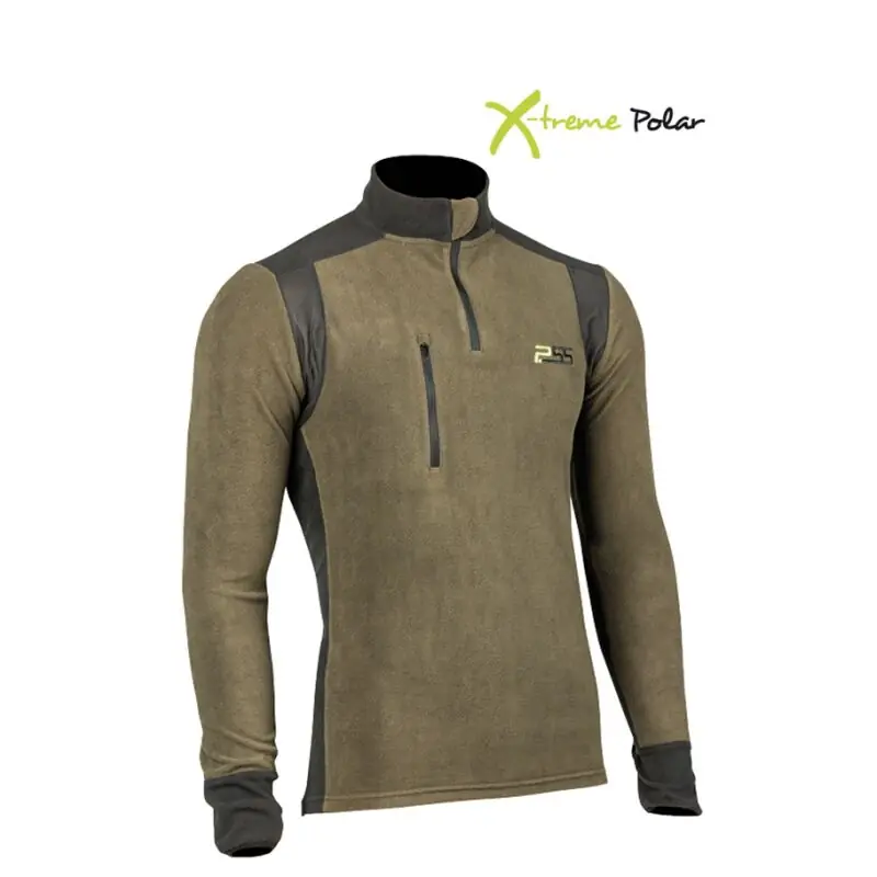 PSS X-Treme polar Fleeceshirt grün/schwarz Markenware