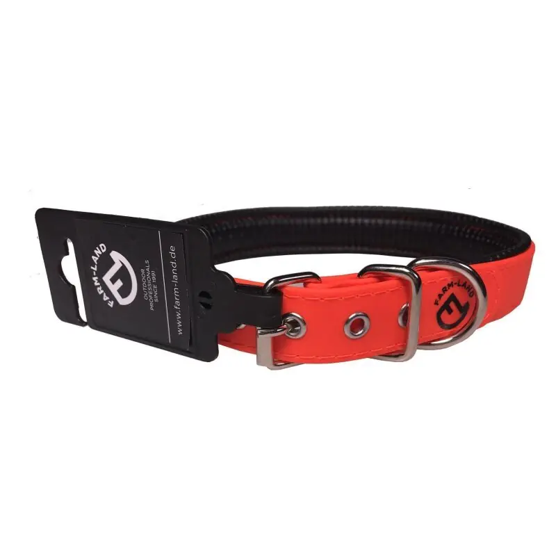 Schnäppchen Farm-Land Hunde Halsung Comfort signalorange