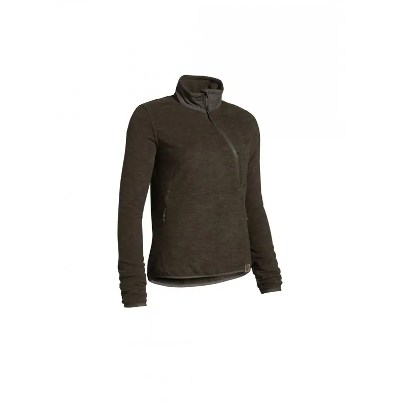 Online Kaufen Northern Hunting Damen Fleeceshirt Freja Langarm Braun