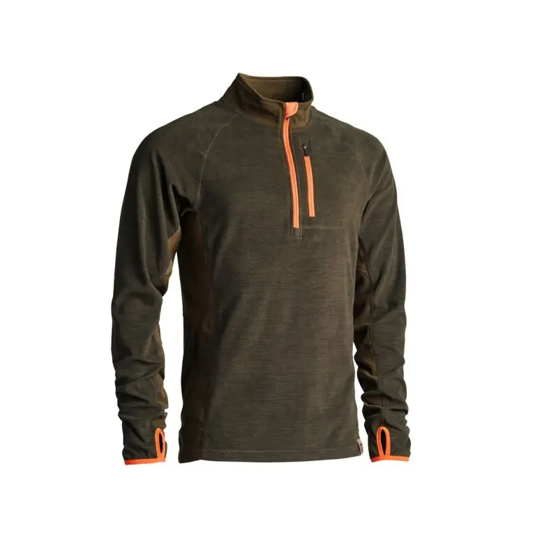 Versand Am Gleichen Tag Northern Hunting Herren Funktionsunterwäsche Langarmshirt Bjorn Braun/Orange