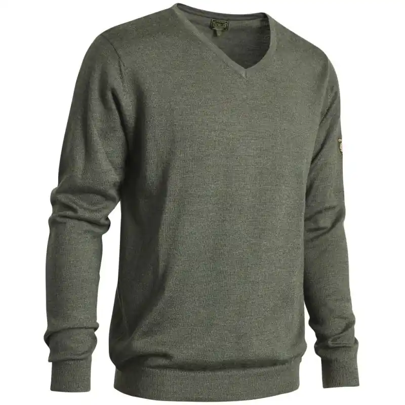 Chevalier Herren Merino Pullover Gart Grün Super-Preis