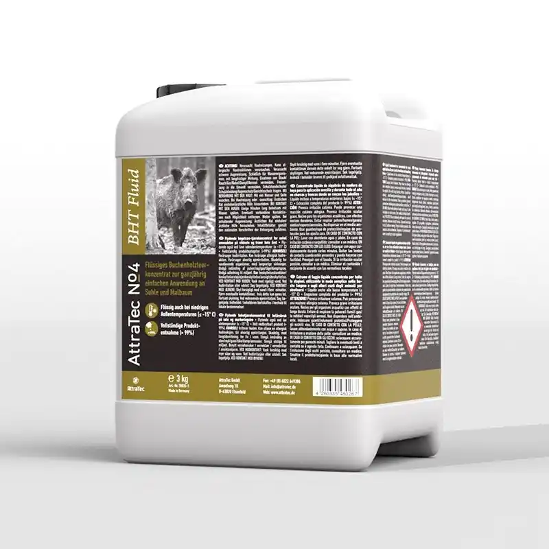 AttraTec No 4 Buchenholzteer Fluid aromatische Note 3kg Zertifiziert