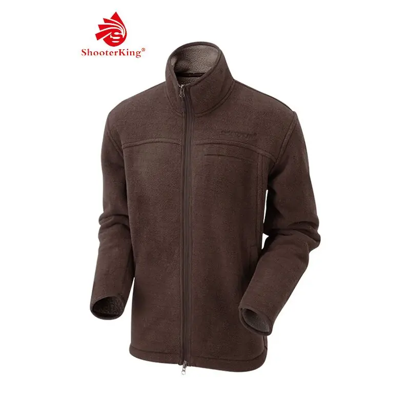 Shooterking Herren Fleece Jacke Forest braun Abverkauf