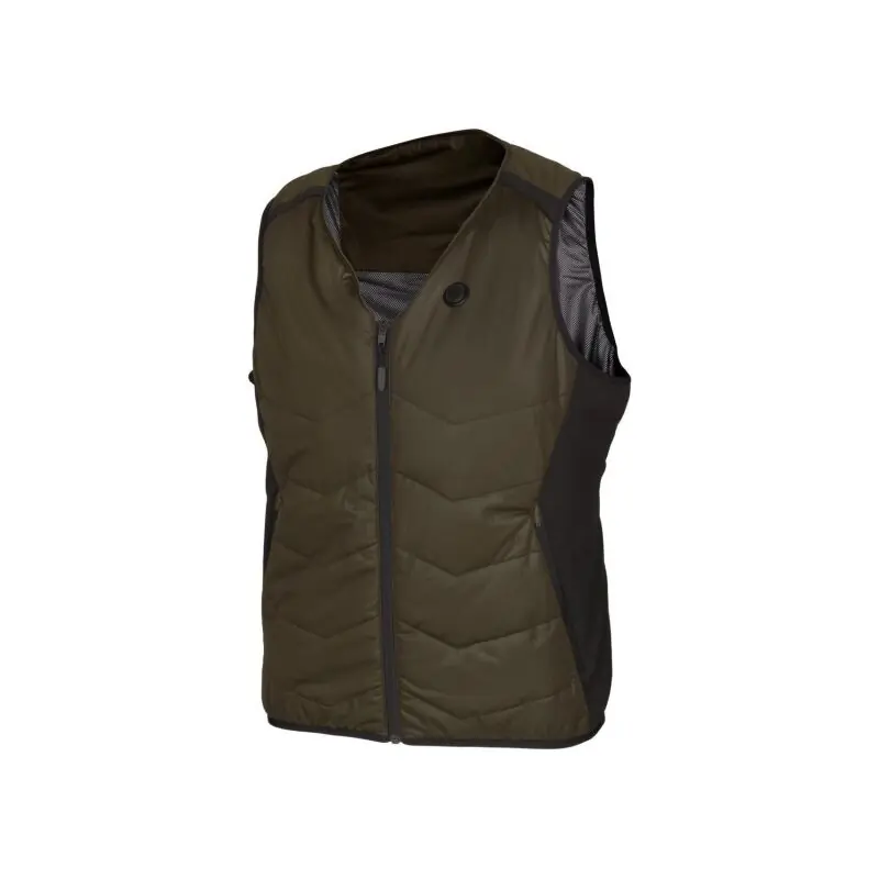 Härkila Heat V-Neck Heizweste Willow green/Black Sichere Zahlung