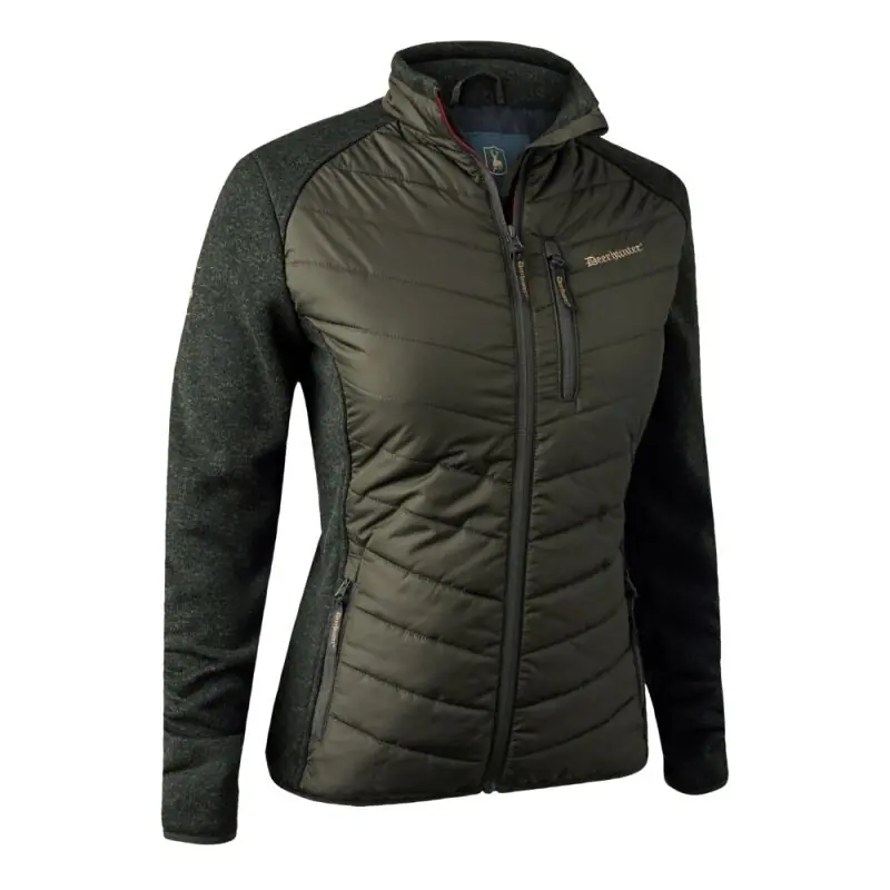 Rabatt Deerhunter Damen Jacke Lady Caroline Wattiert Timber
