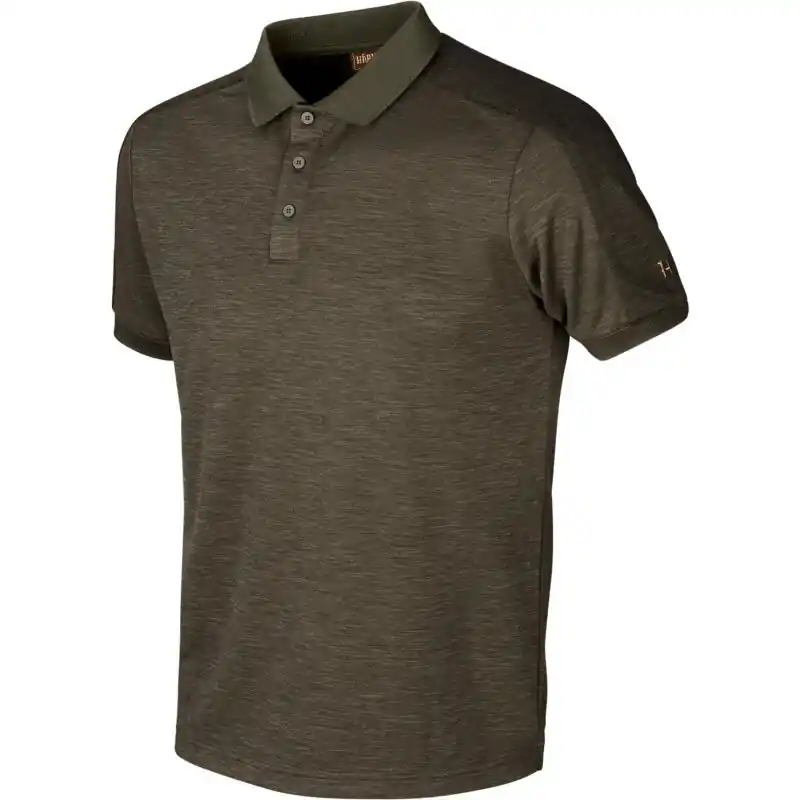 Härkila Tech Poloshirt Willow green Sale