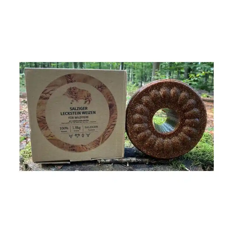 Must-Have Wildlutscher Wild Leckstein Salziger Weizen mit gemahlenem Weizen