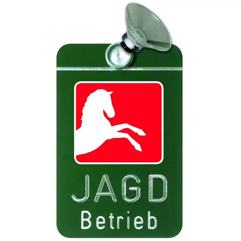 Nur Für Kurze Zeit Autoschild Jagdbetrieb "Länder"