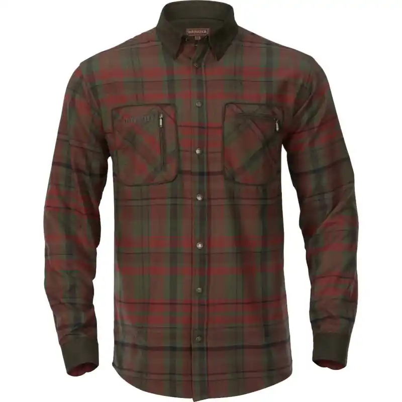 Härkila Herren Hemd Pajala Red autumn check Neue Kollektion