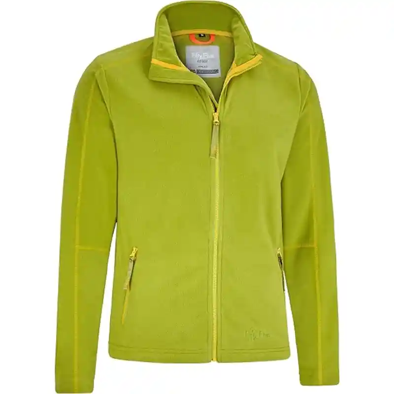 Neuheit Fifty Five Herren Fleecejacke, Greenwood lightgreen/yellow S