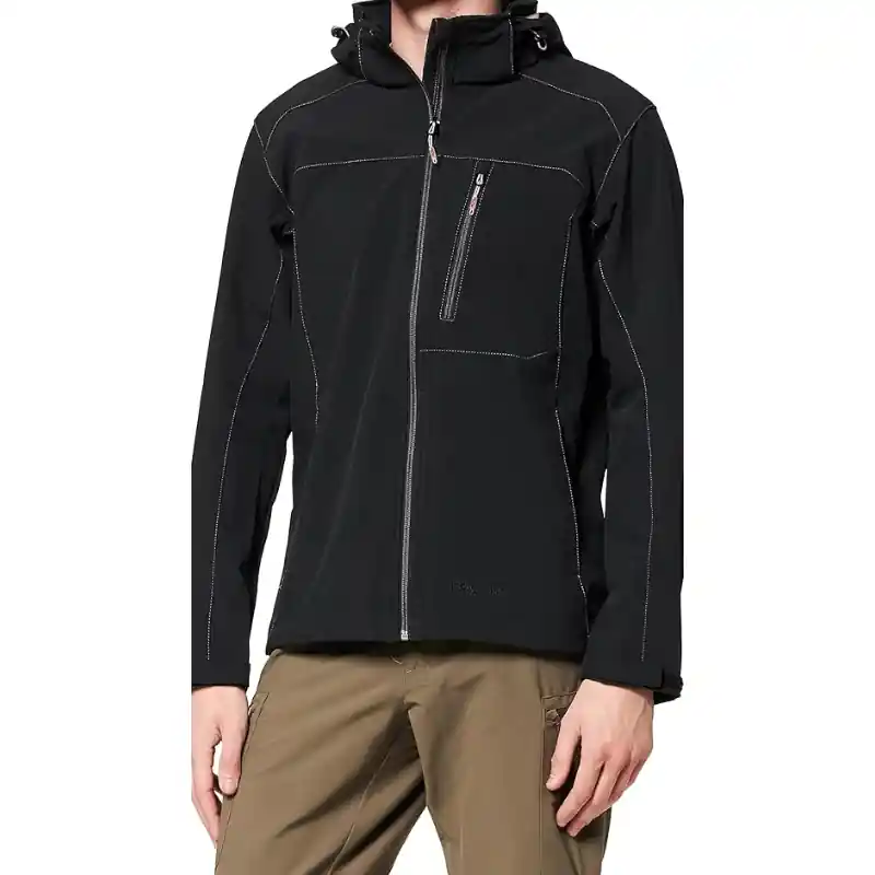 Fifty Five Herren Softshelljacke Sommer, Labrador black/stone S Top-Angebot