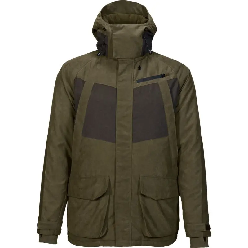 Zertifiziert Seeland Herren Jagdjacke Taiga Grizzly Brown