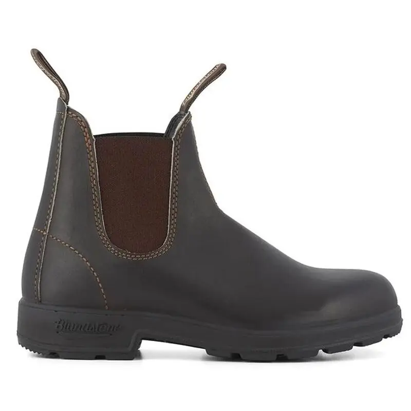 Blundstone Unisex Boots 500 Stout Brown Leather Neu