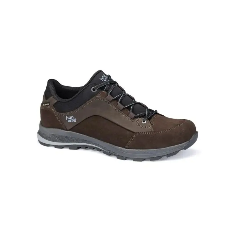 Han Wag Herren Halbschuh Banks Low GTX Mocca / Black Neue Kollektion