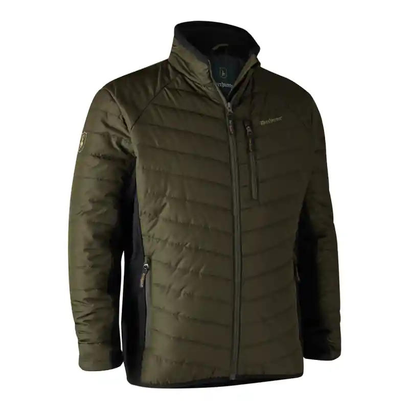 Schnäppchen Deerhunter Herren Jacke Moor wattierte Jacke mit Softshell Adventure Green