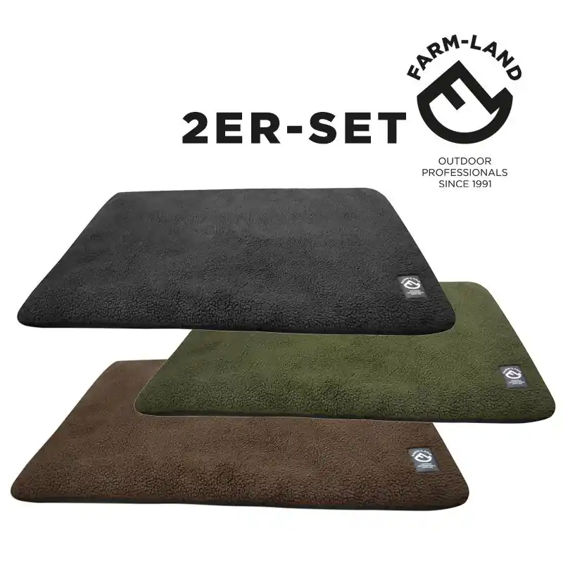 Mega-Angebot Farm-Land Hundedecke Faserpelz Pro Thermo 2er-Set 100x70cm