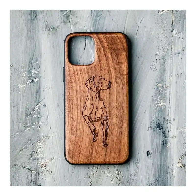 Neue Ware Holzwelt Cases Handyhülle Weimaraner