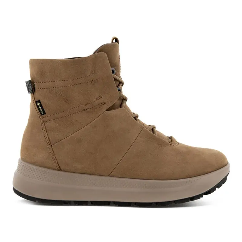 Ecco Damen Schnürstiefel Solice Mid GTX PL Braun Direkt Vom Hersteller