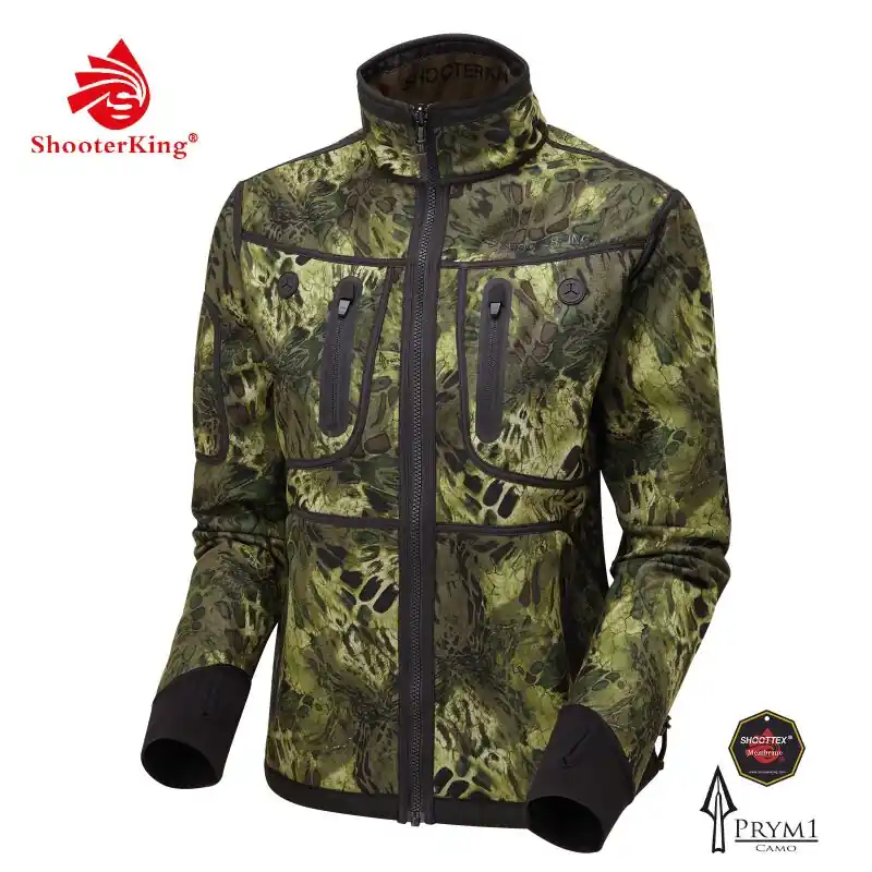 Shooterking Damen Softshell Jacke wendbar Woodlands camo-grün Bestseller