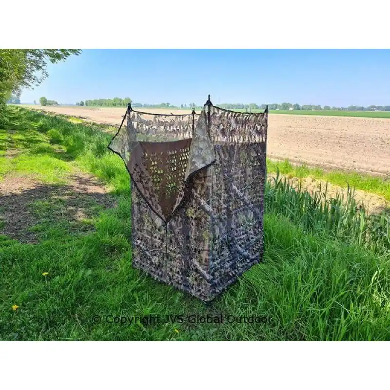 Finale Aktion Tarnzelt Camouflage mit Rahmen inkl. Tarnnetz