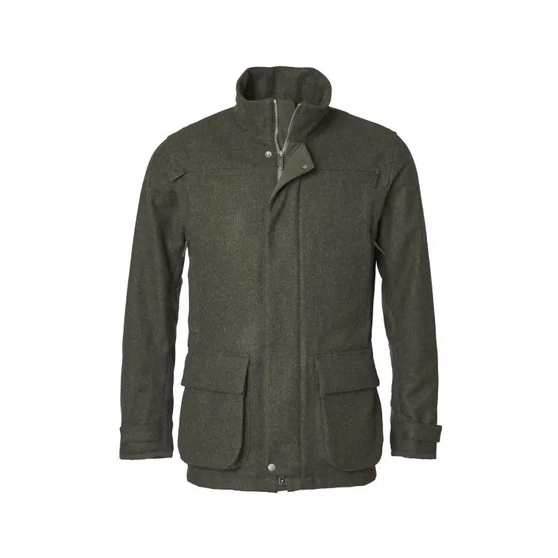 Chevalier Herren Loden-Jacke 2.0 Dark Green Melange Billig
